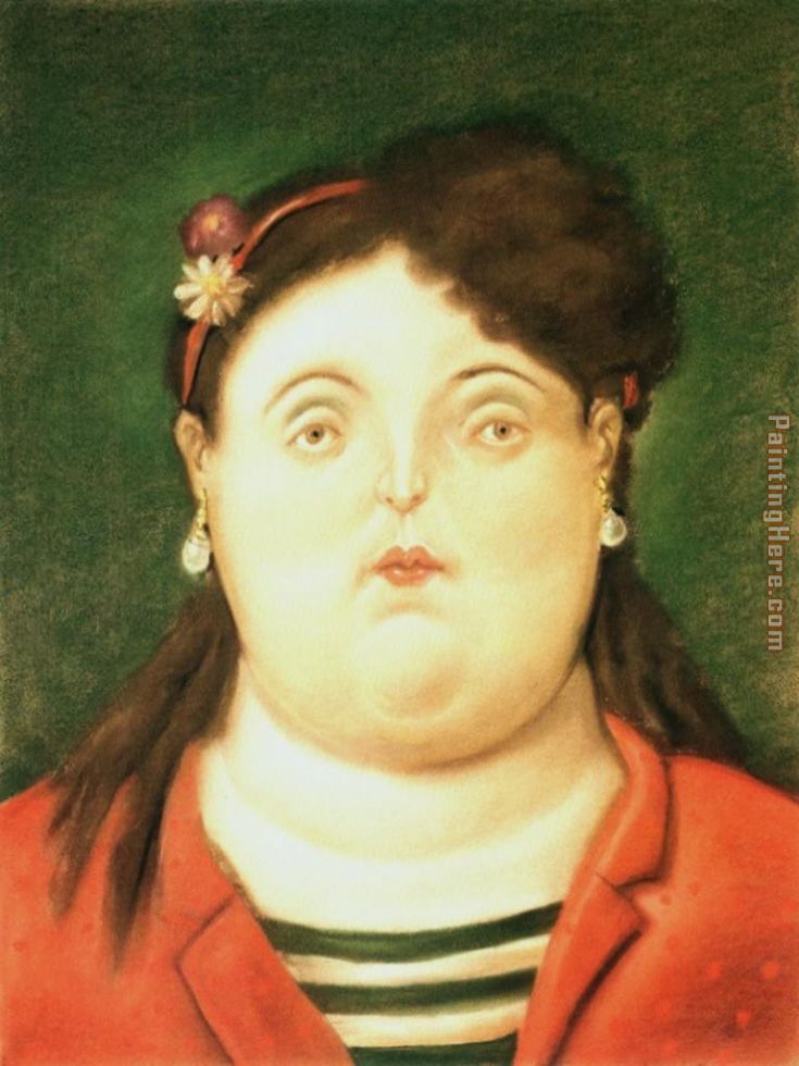 Colombiana painting - Fernando Botero Colombiana art painting